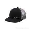 Black Full Mesh 5 Panel Running Cap